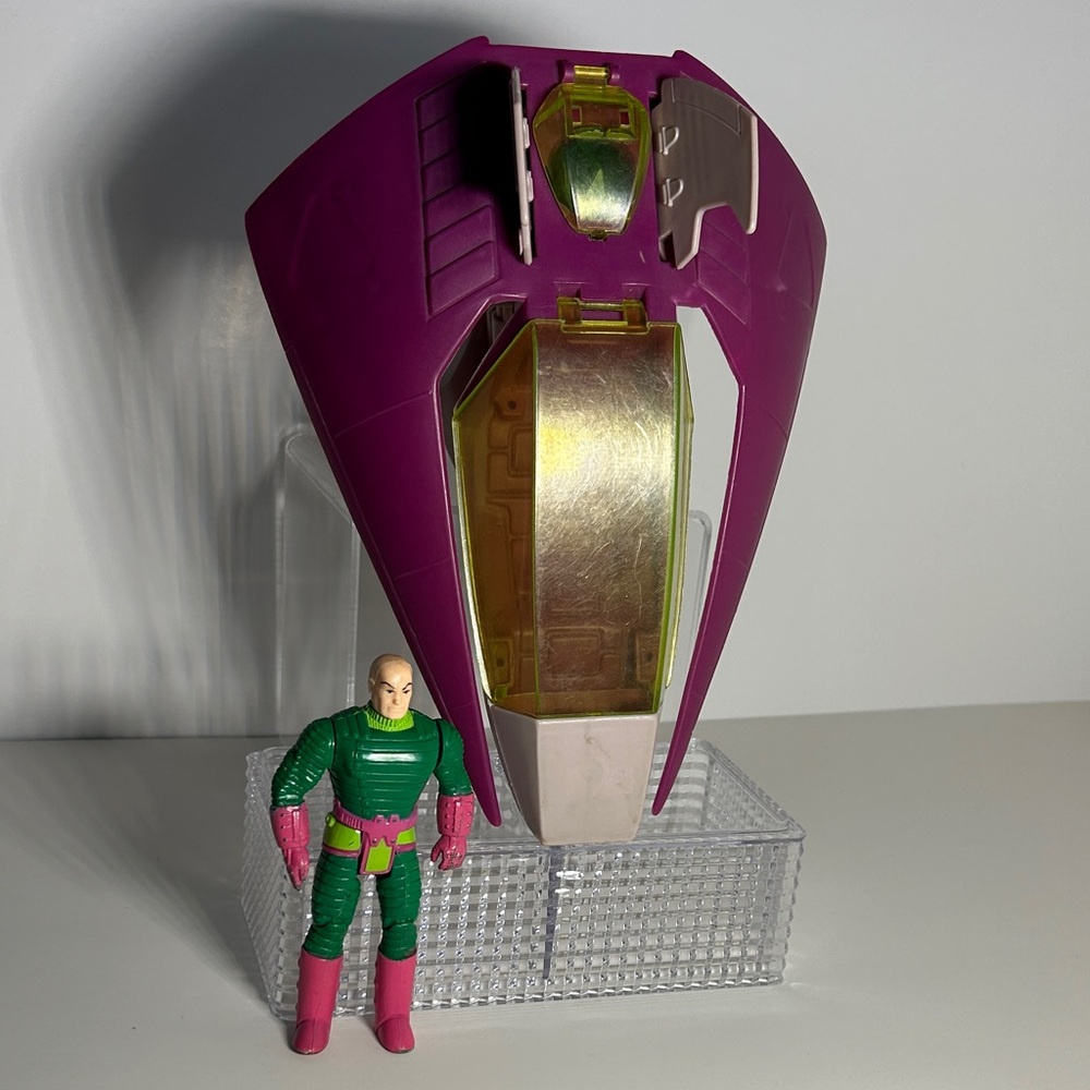 Vintage Kenner DC Super Powers Lex Soar 7 Assault Vehicle & Lex Luther Figure - Picture 4 of 10